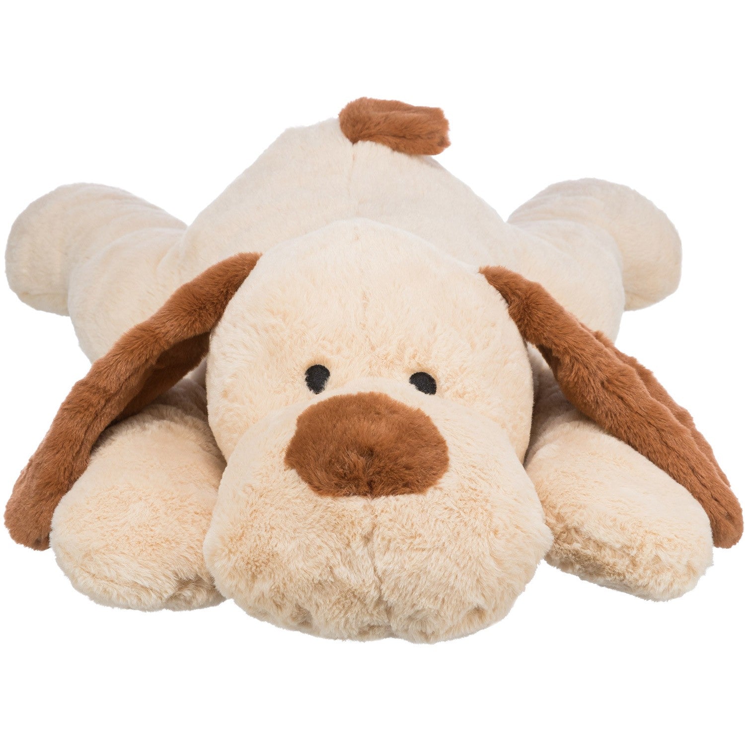 Perro mimado Benny beige/marrón 75cm