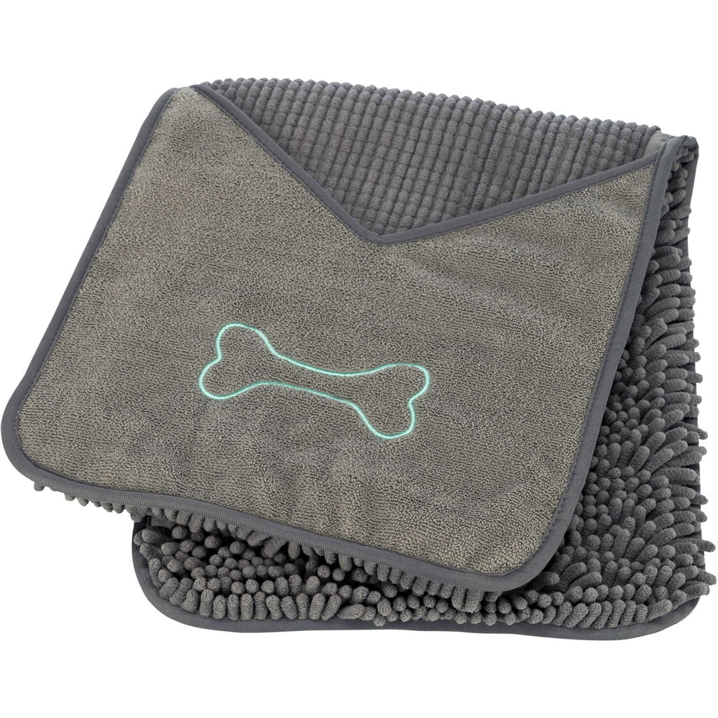 Toalla para Secado con Manoplas Integradas gris