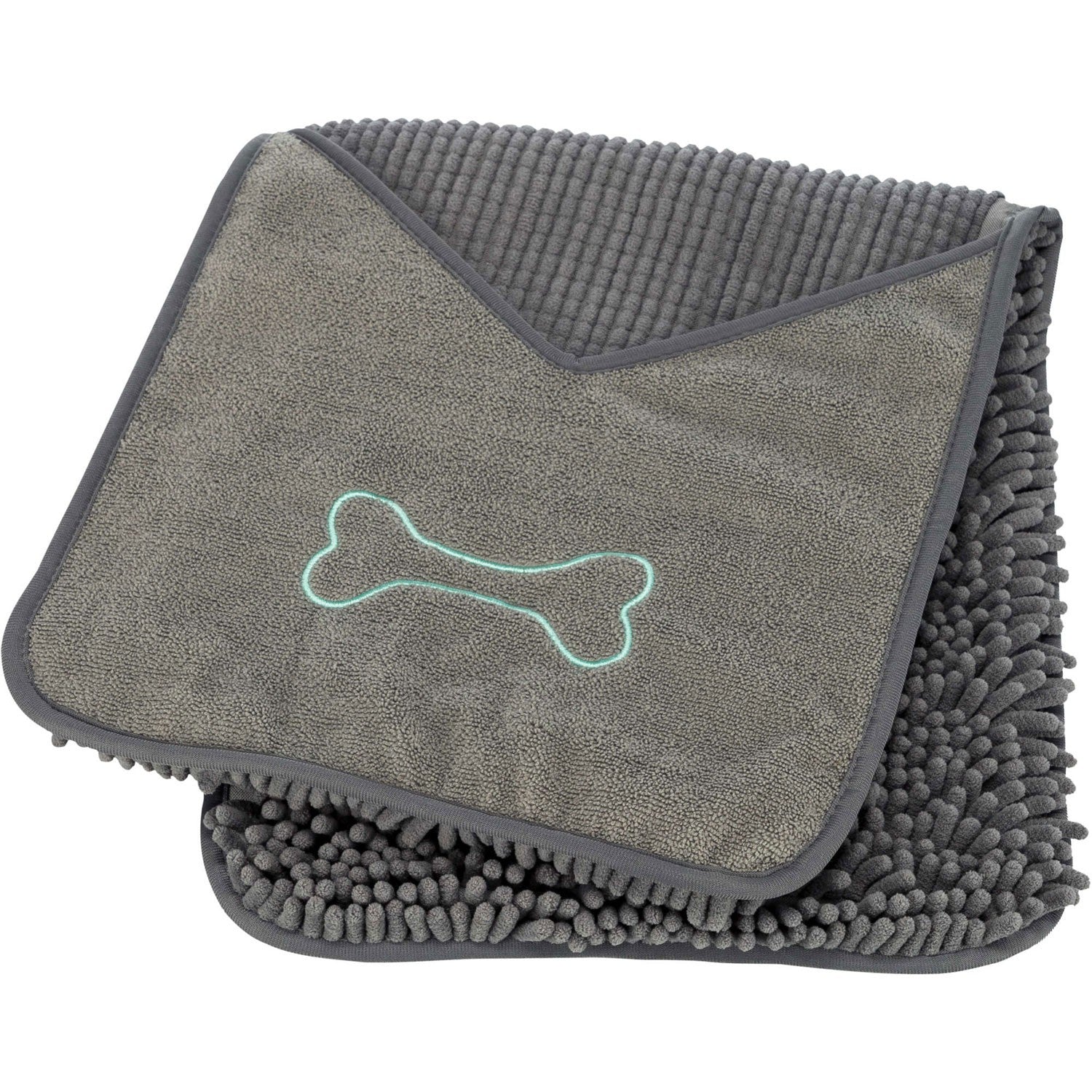 Toalla para Secado con Manoplas Integradas gris