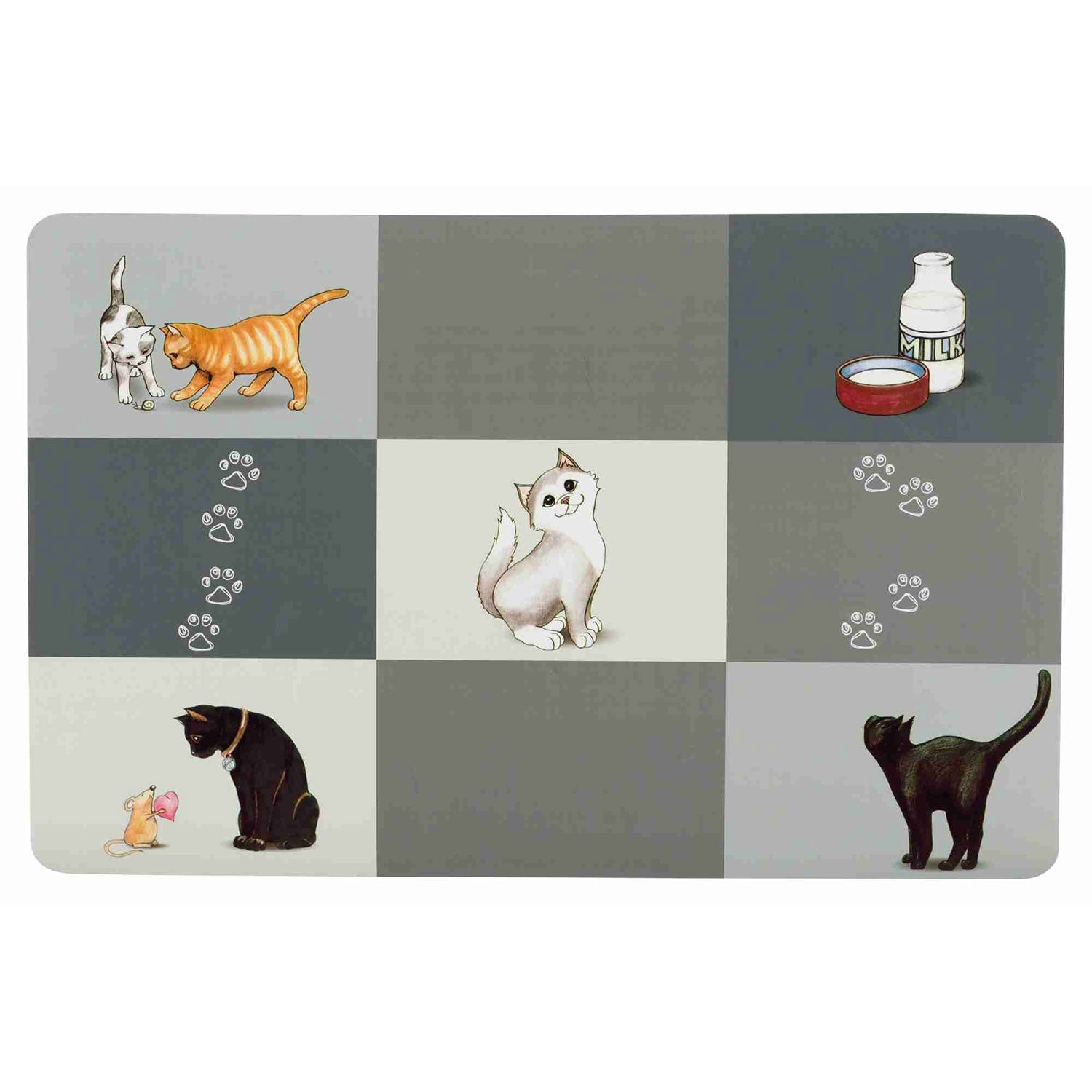 Salvamanteles gris - Pack de 2 unidades