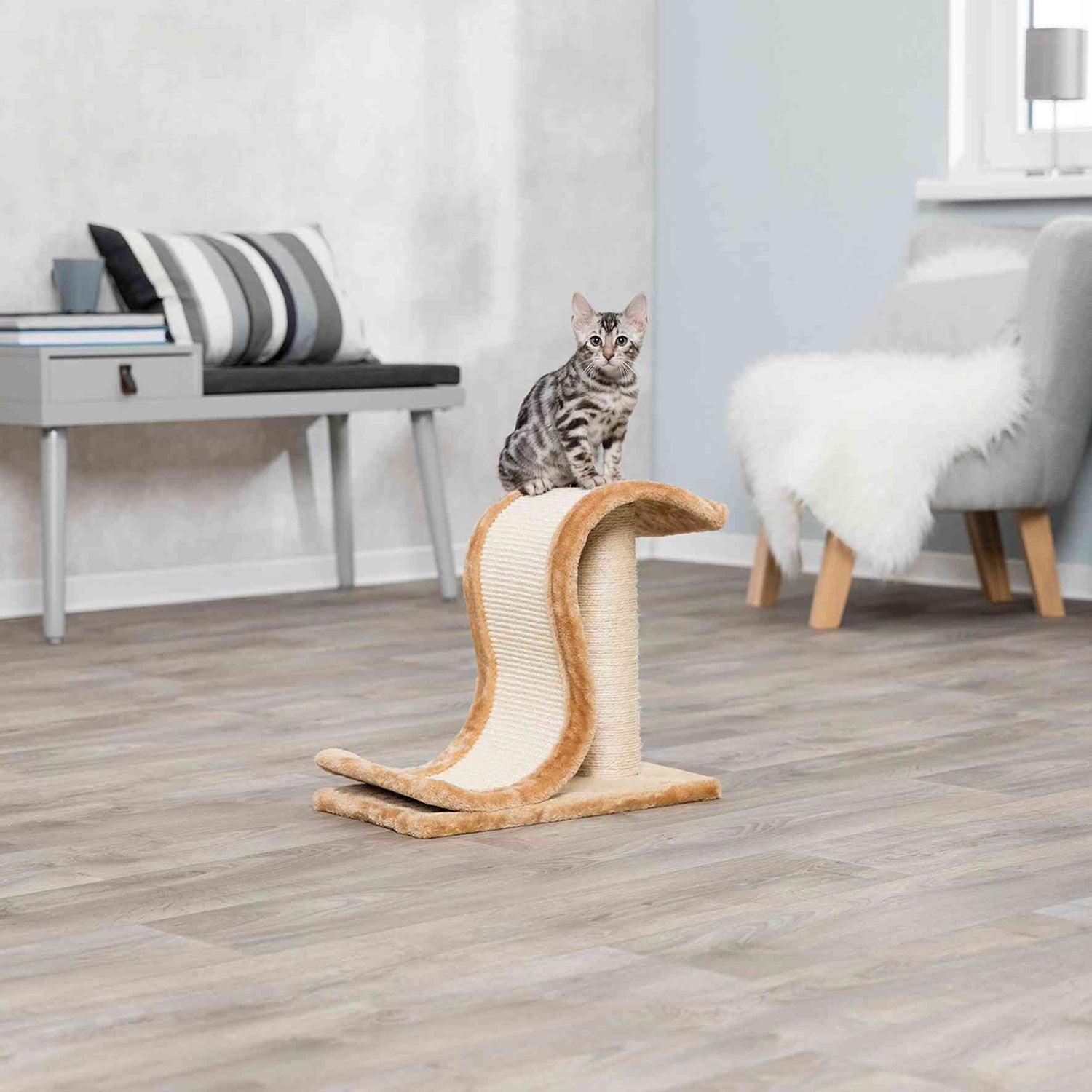 Onda Rascadora Inca marrón claro/natural