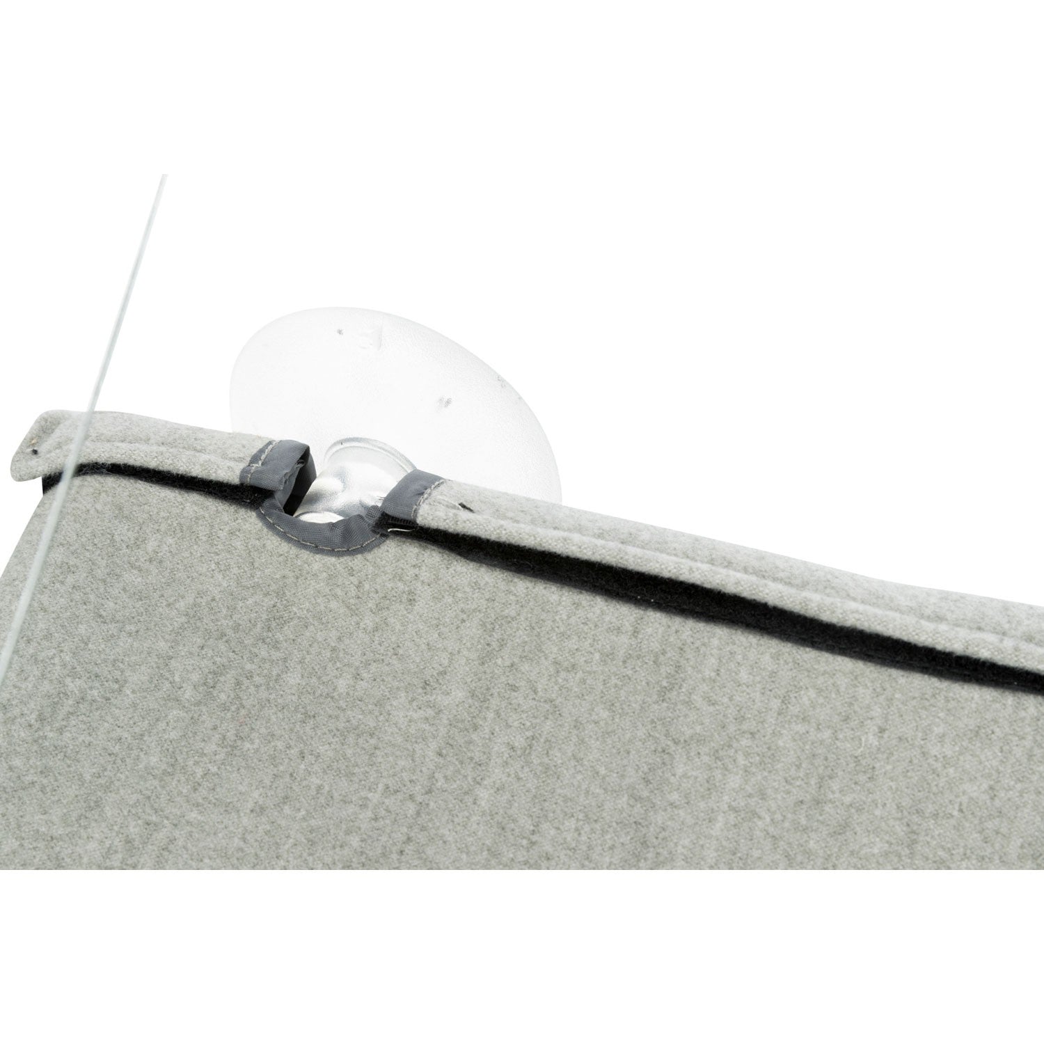 Alfombrilla para el cristal de la ventana gris