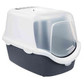 Bandeja Higiénica Vico Open Top con Cubierte azul gris/blanco
