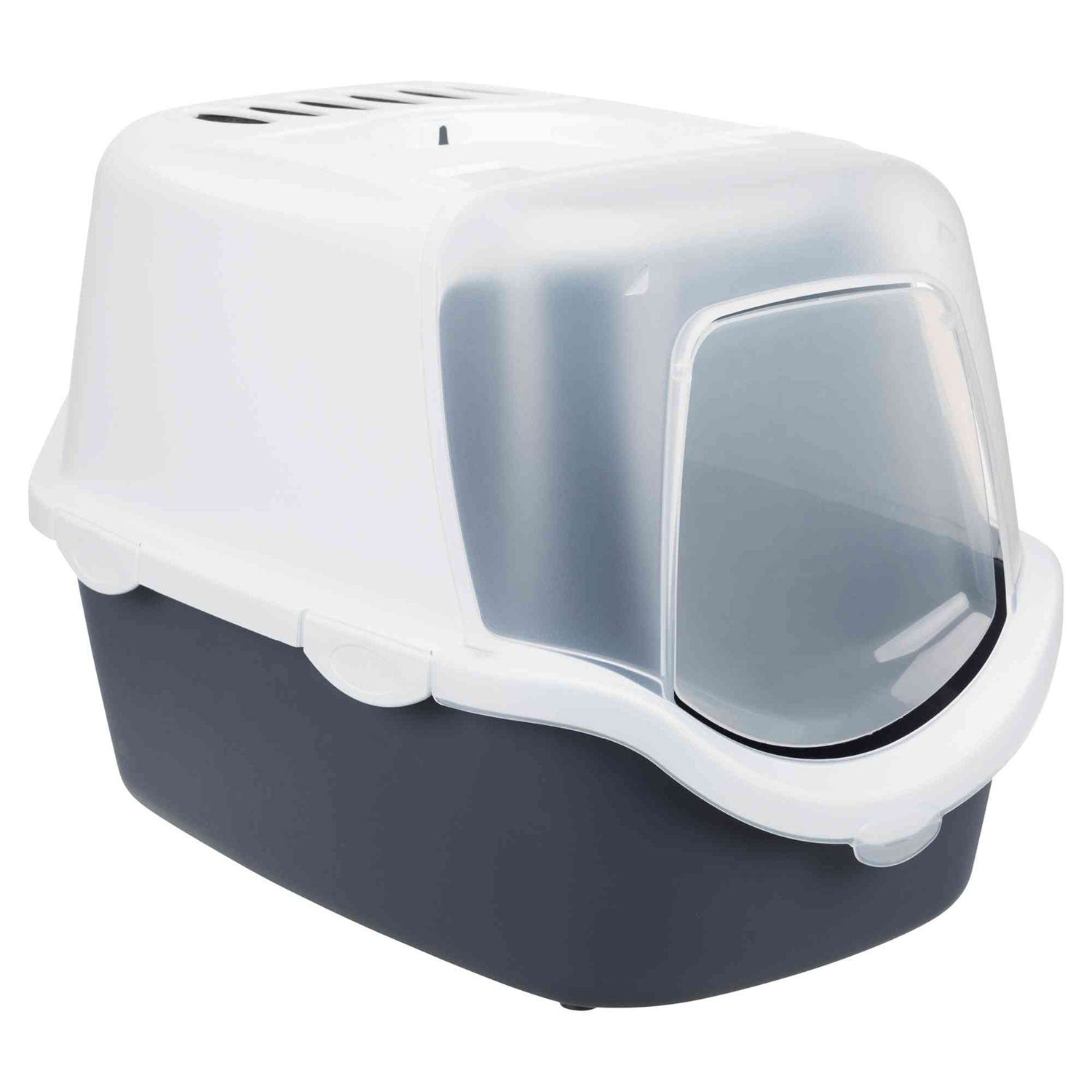 Bandeja Higiénica Vico Open Top con Cubierte azul gris/blanco