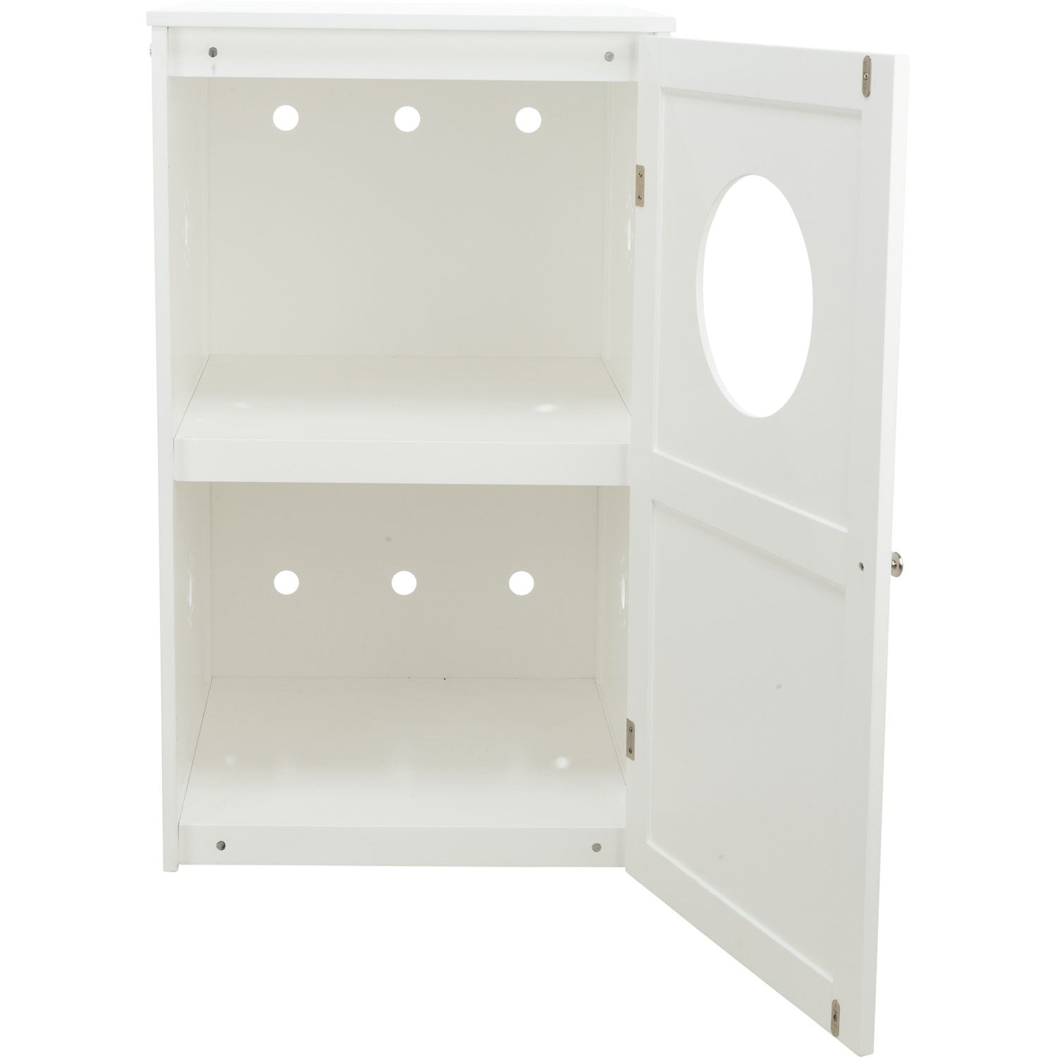 Casa para Gatos con 2 Pisos blanco