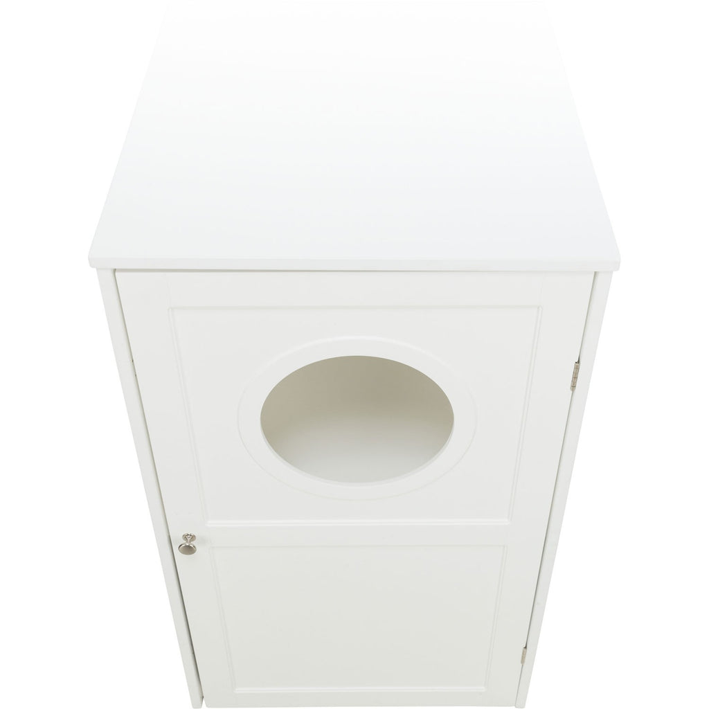 Casa para Gatos con 2 Pisos blanco