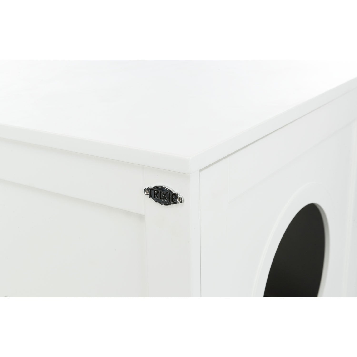 Casa para Gatos con 2 Pisos blanco