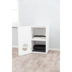 Casa para Gatos con 2 Pisos blanco