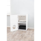 Casa para Gatos con 2 Pisos blanco