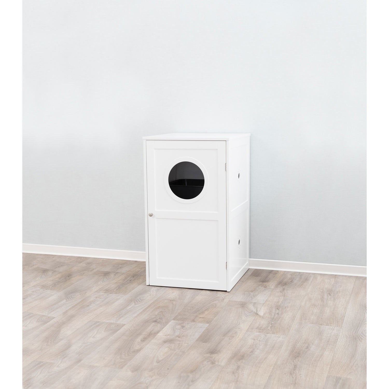 Casa para Gatos con 2 Pisos blanco