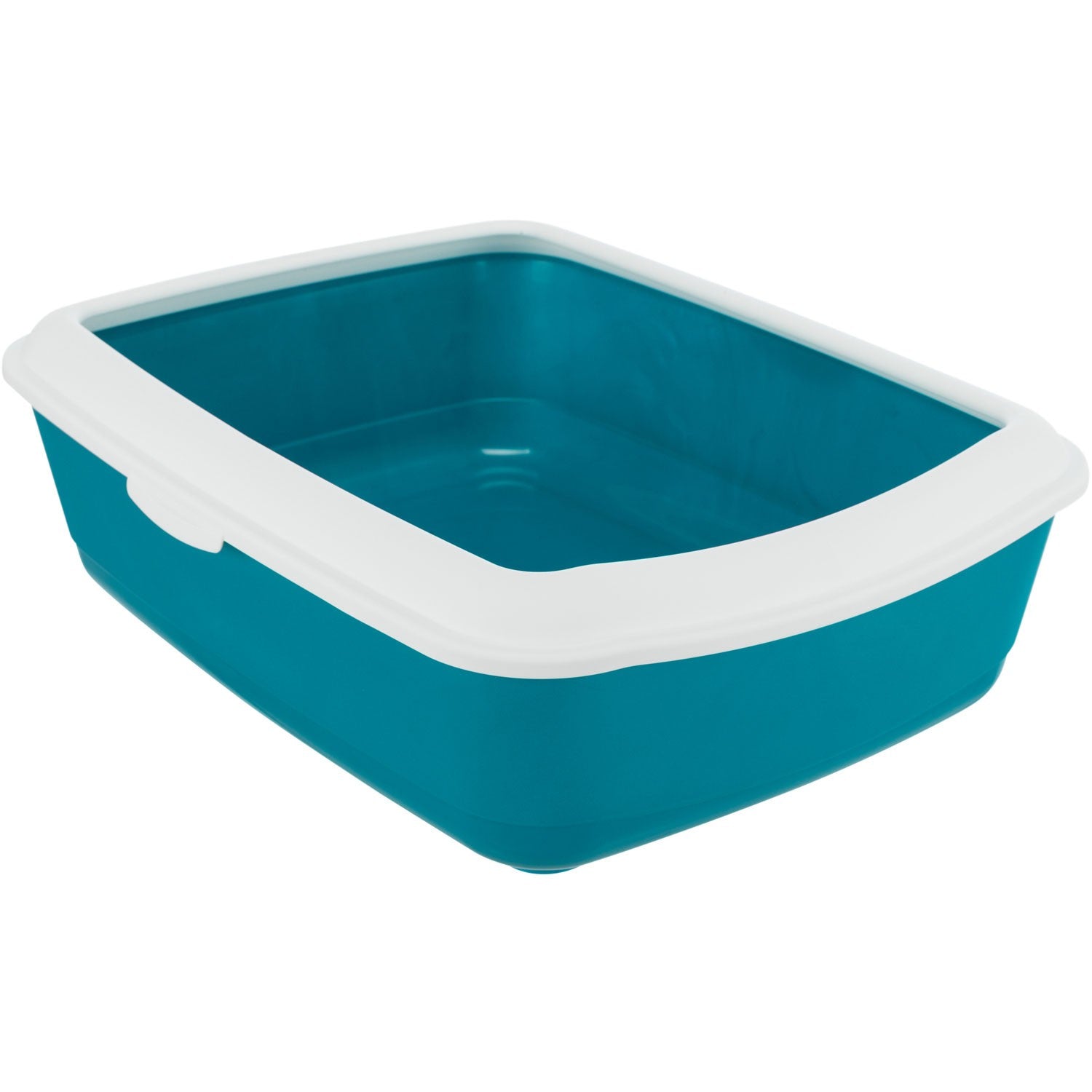 Bandeja Higiénica Classic azul petróleo/blanco