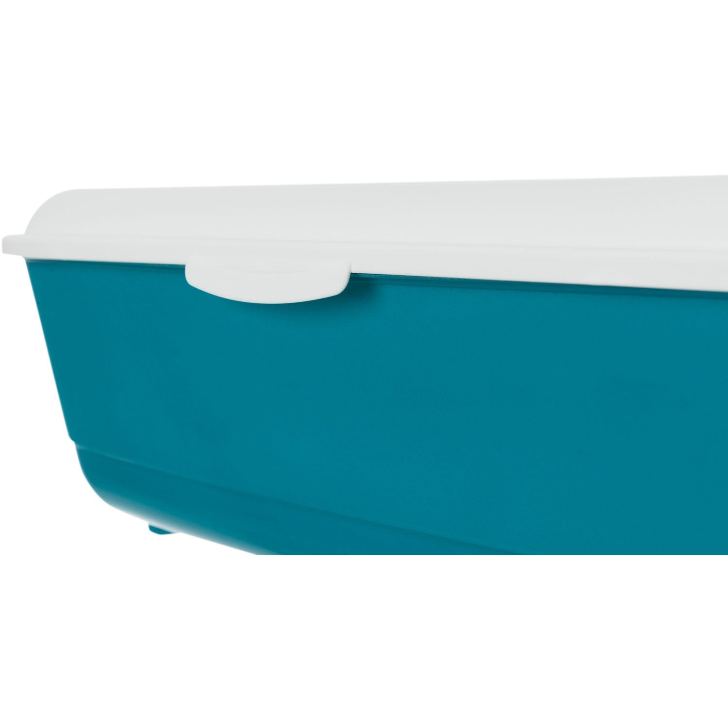 Bandeja Higiénica Classic azul petróleo/blanco