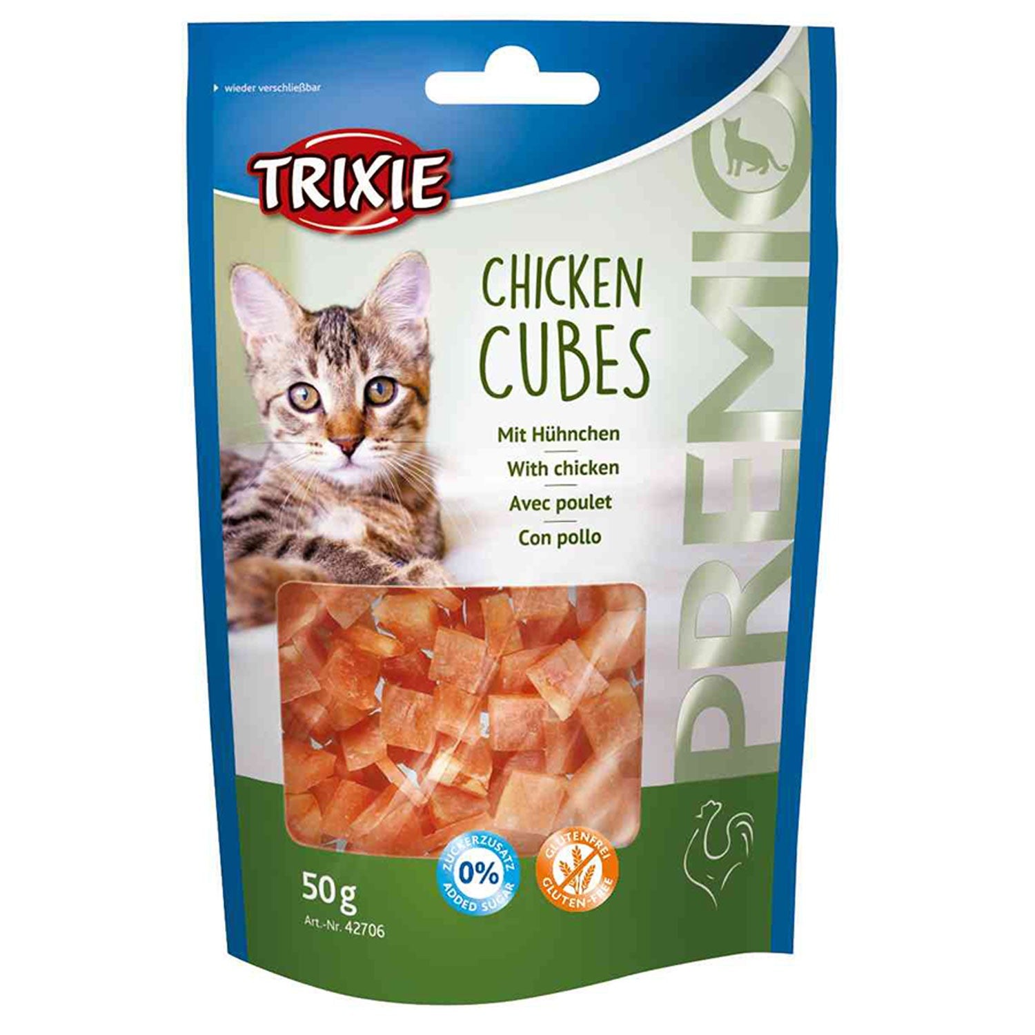 PREMIO Chicken Cubes - Pack de 6 unidades