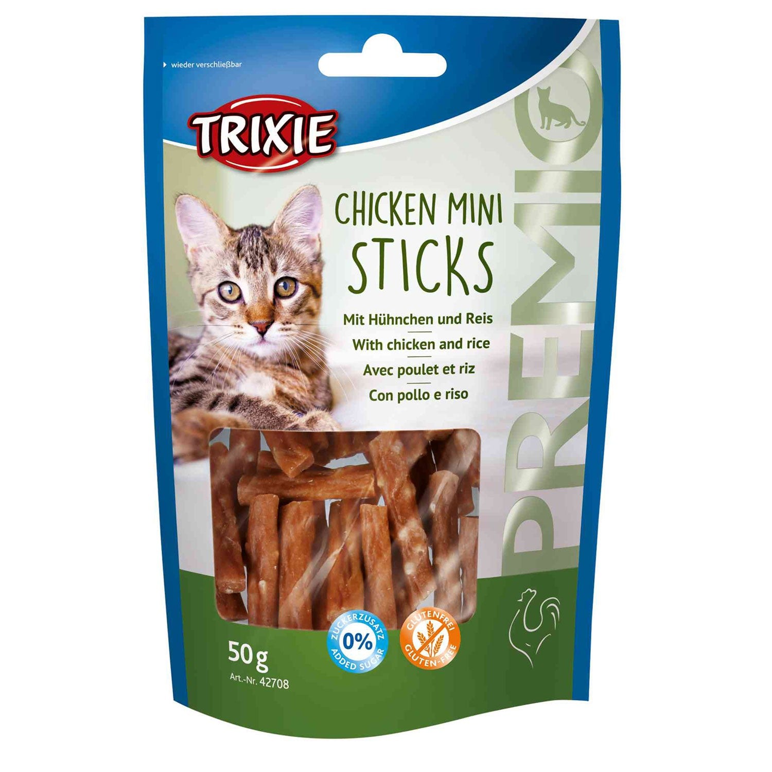 PREMIO Chicken Mini Sticks - Pack de 6 unidades