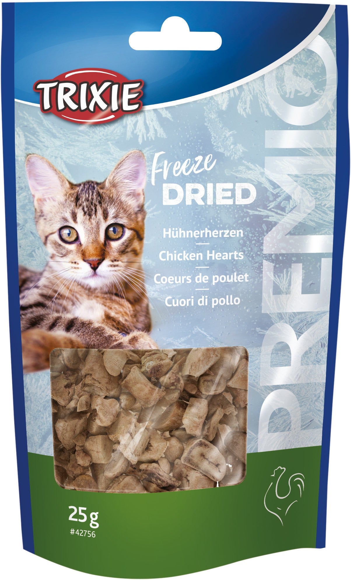 PREMIO Freeze Dried Corazones de Pollo - Pack de 6 unidades