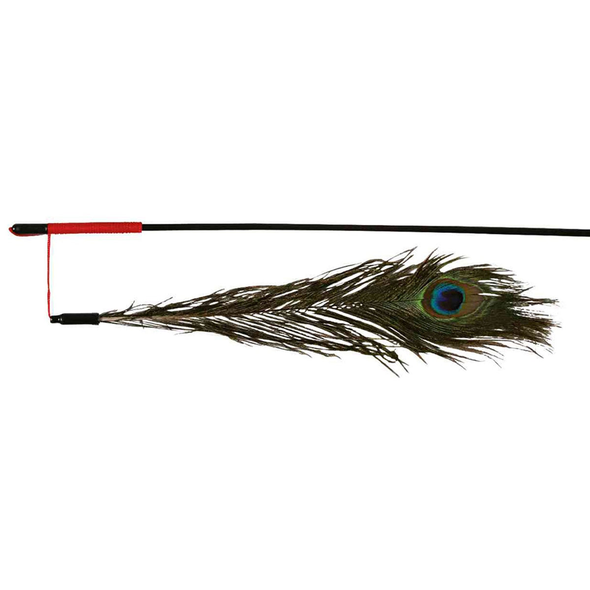 Varita Juego con Plumas Pavo Real - Pack de 4 unidades