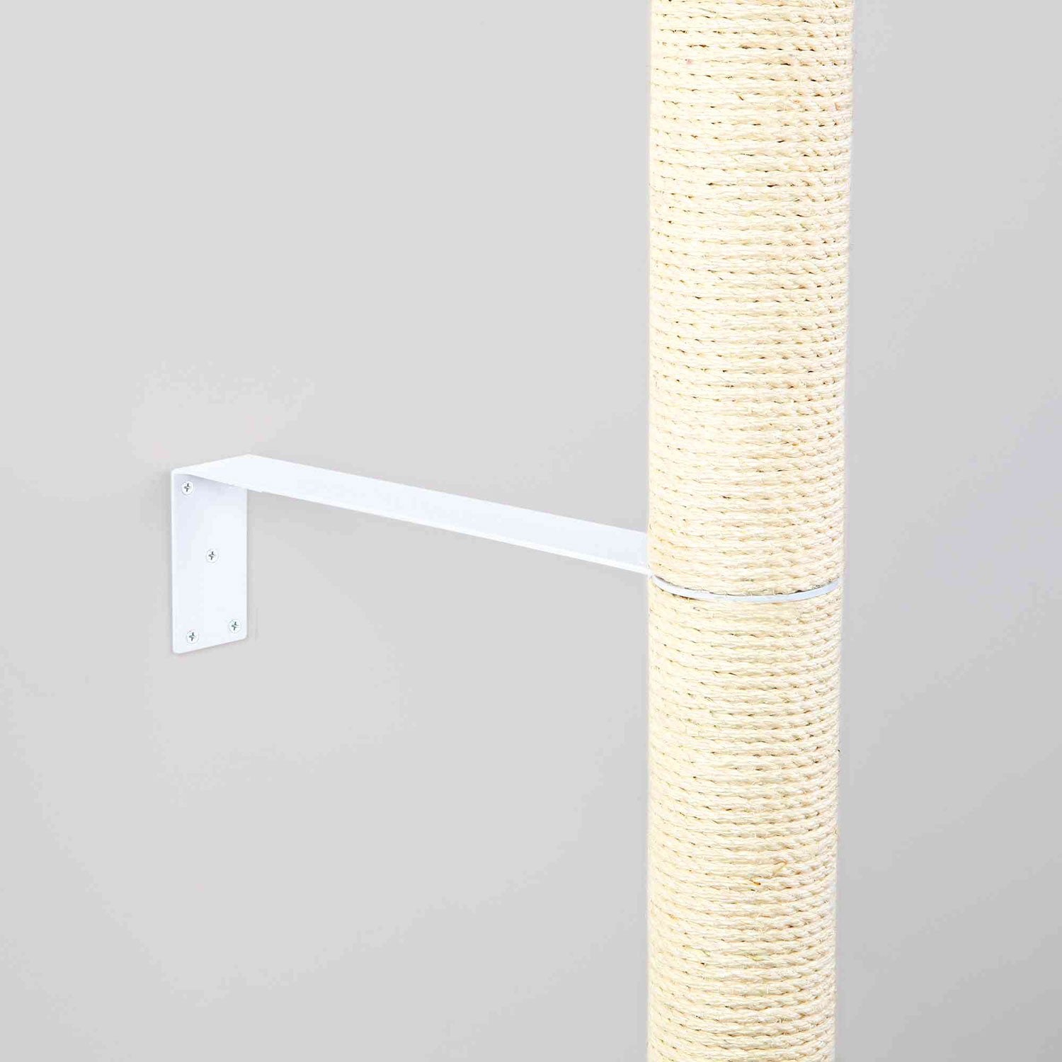 Sujeción a la Pared para Postes Rascadores blanco