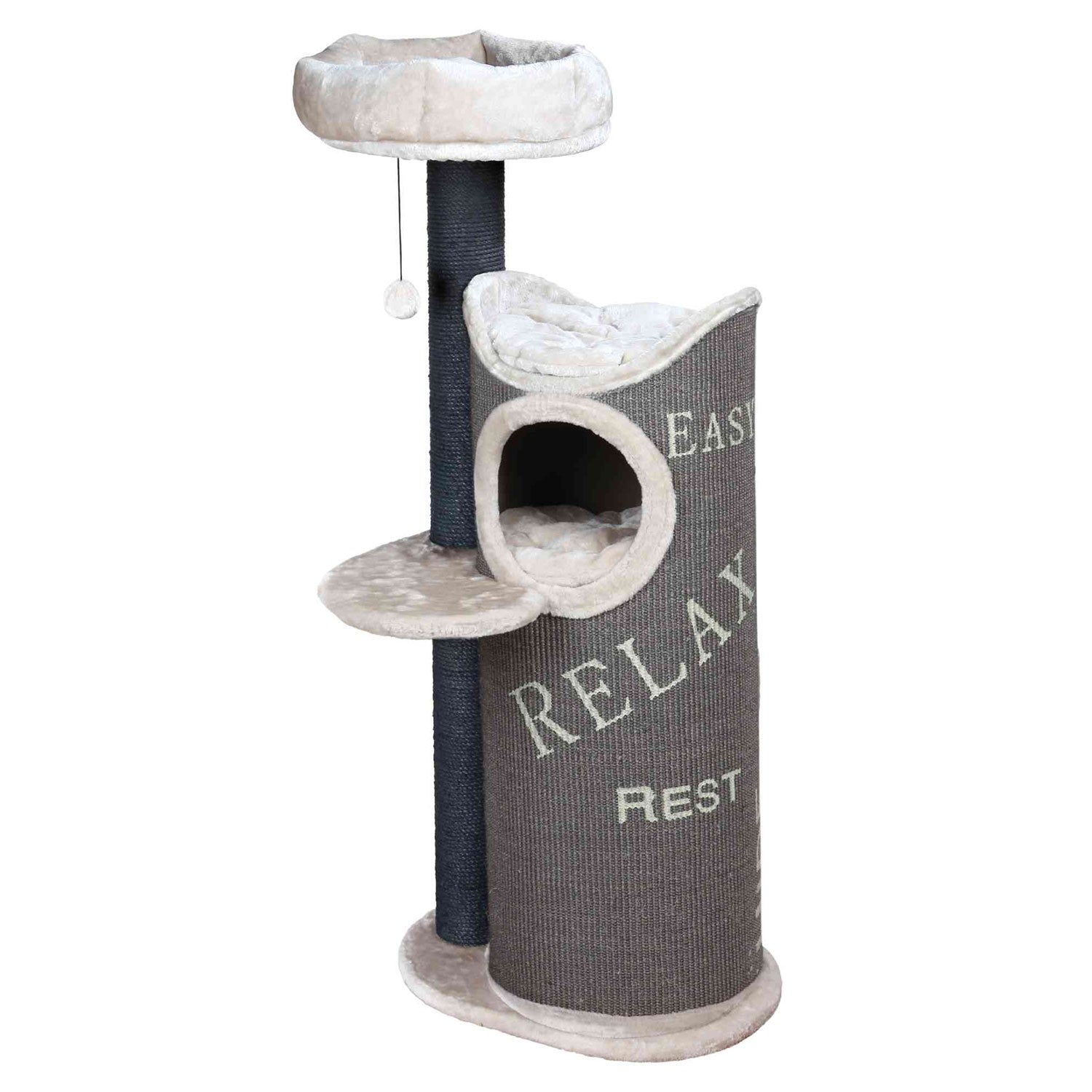 Poste Rascador Juana gris/gris claro