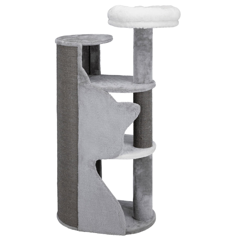 Poste Rascador Abele gris/blanco/gris