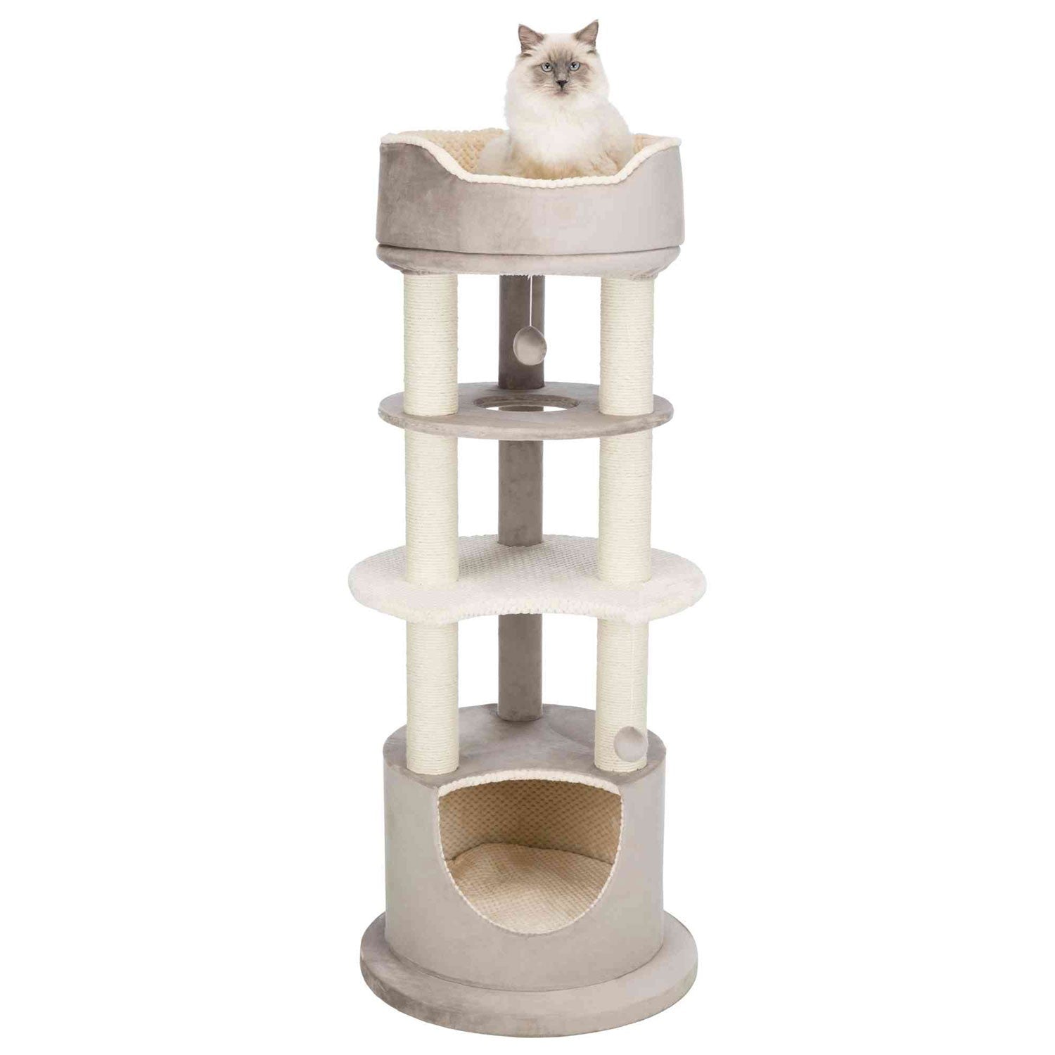 Poste Rascador Lavinia capuchino/crema