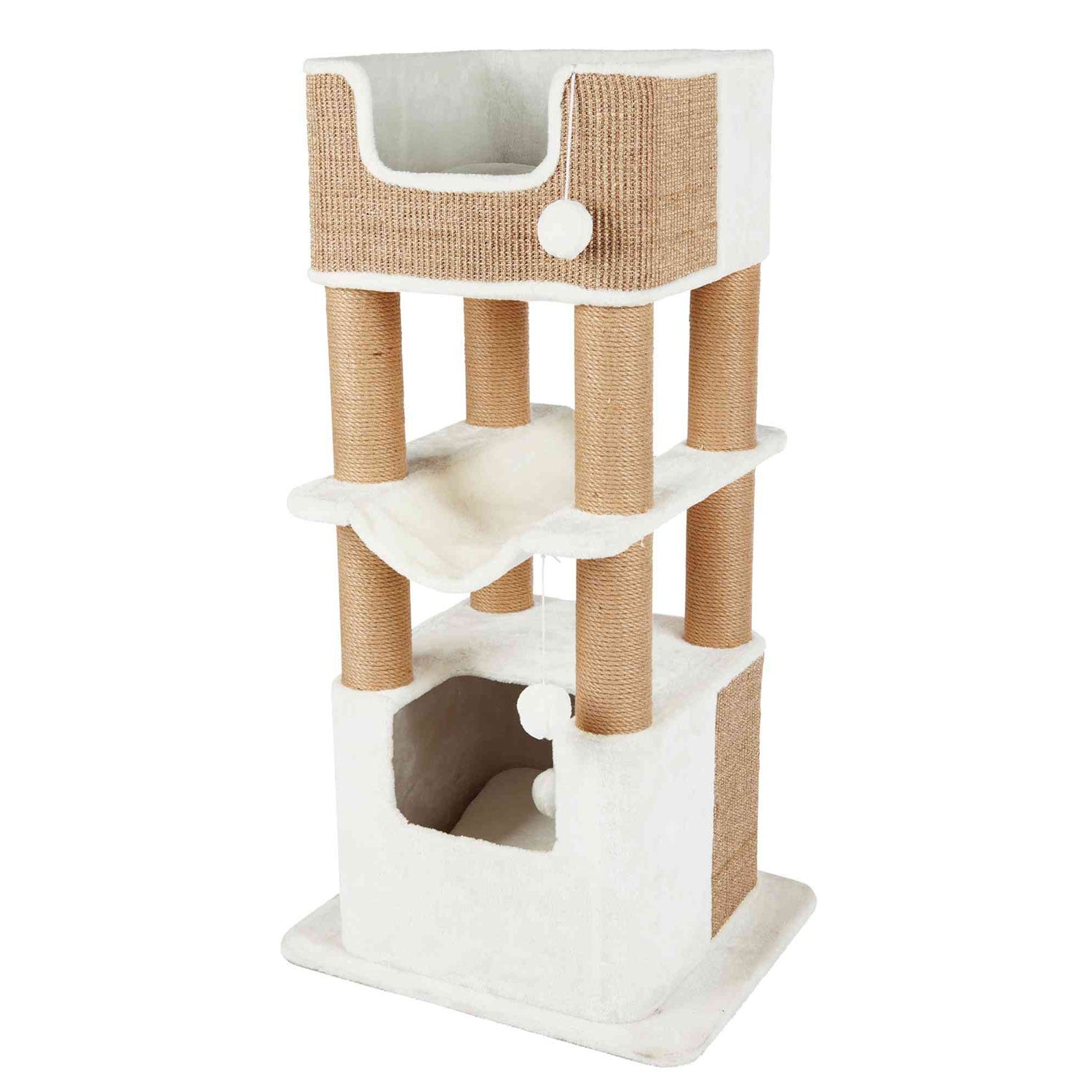 Poste Rascador XXL Lucano blanco/taupe