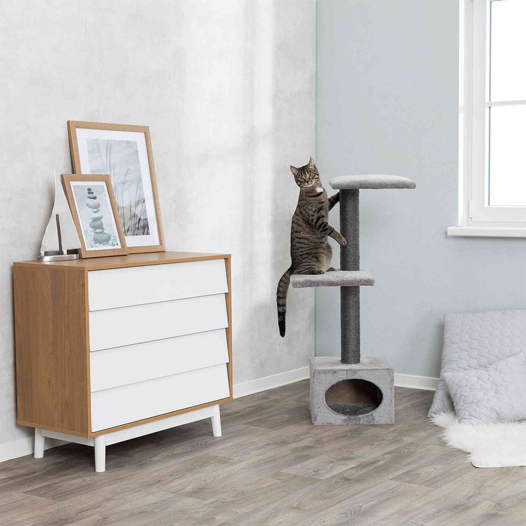 Poste Rascador Galeno gris