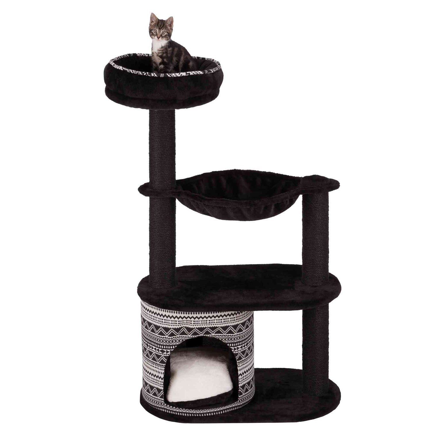 Poste Rascador Giada negro/blanco