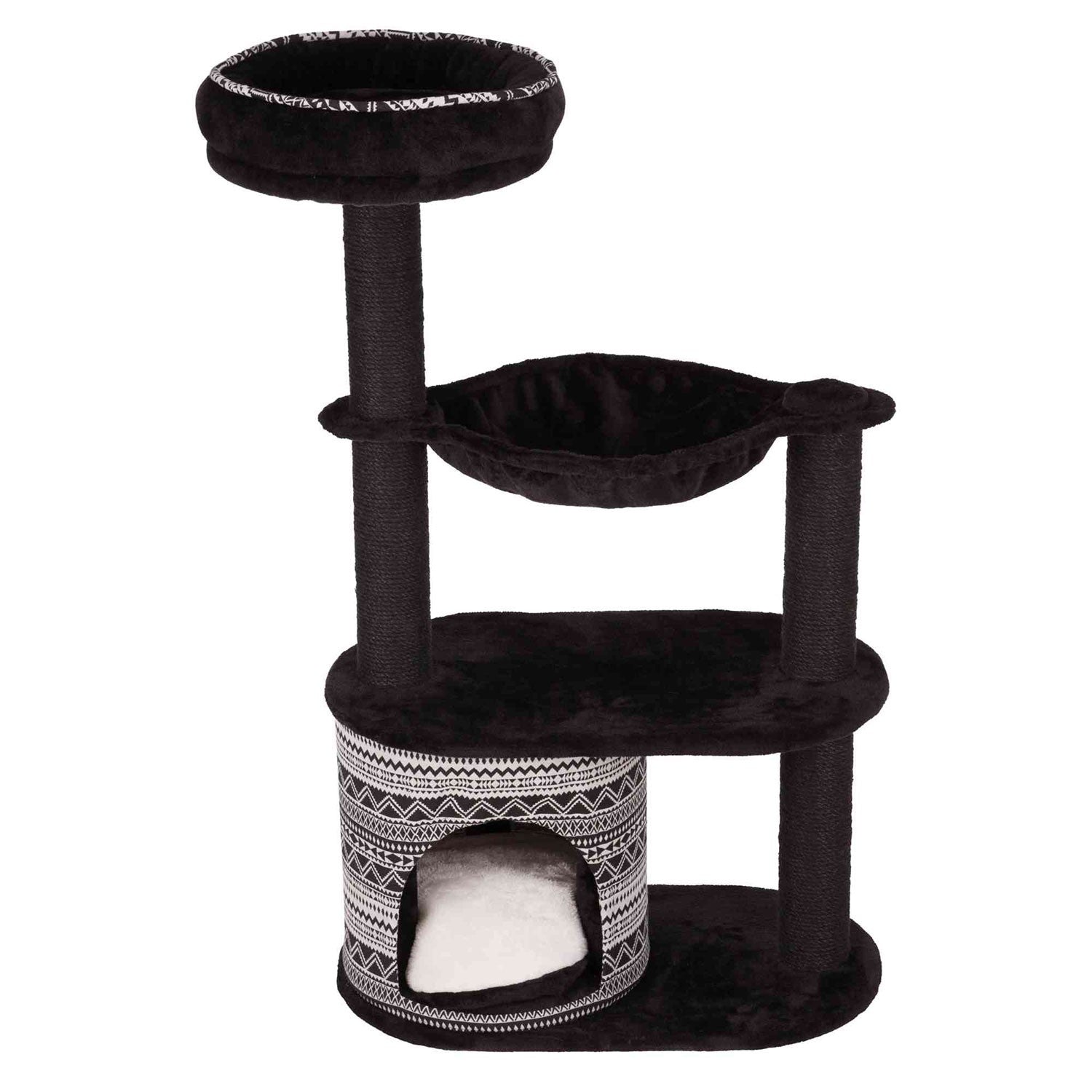 Poste Rascador Giada negro/blanco