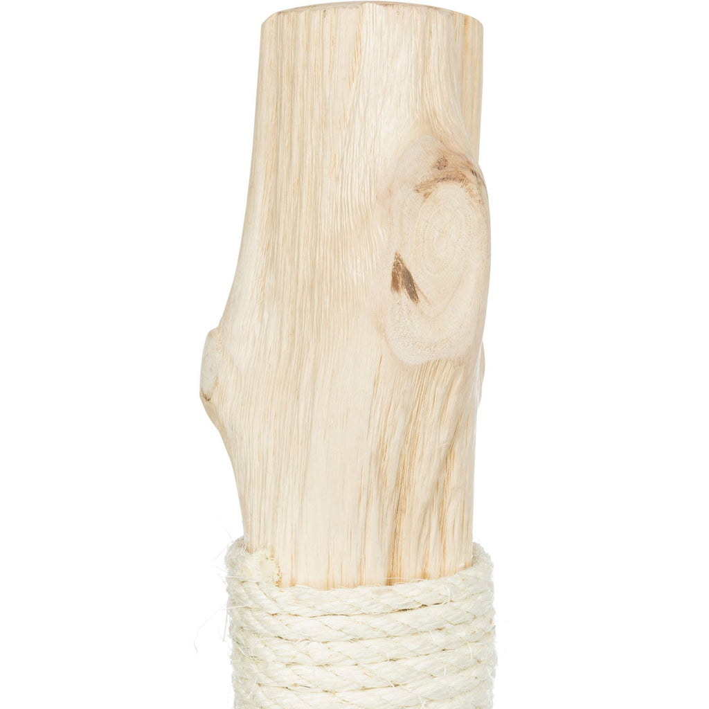 Poste rascador, madera natural beige