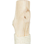 Poste rascador, madera natural beige