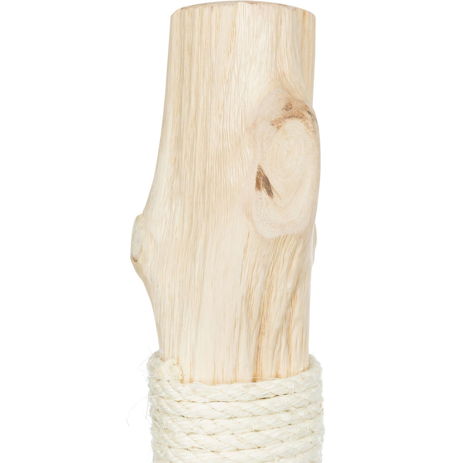 Poste rascador, madera natural beige