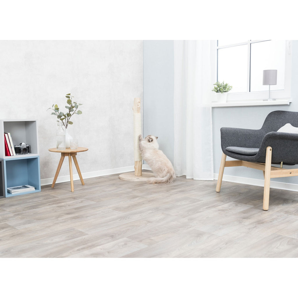 Poste rascador, madera natural beige