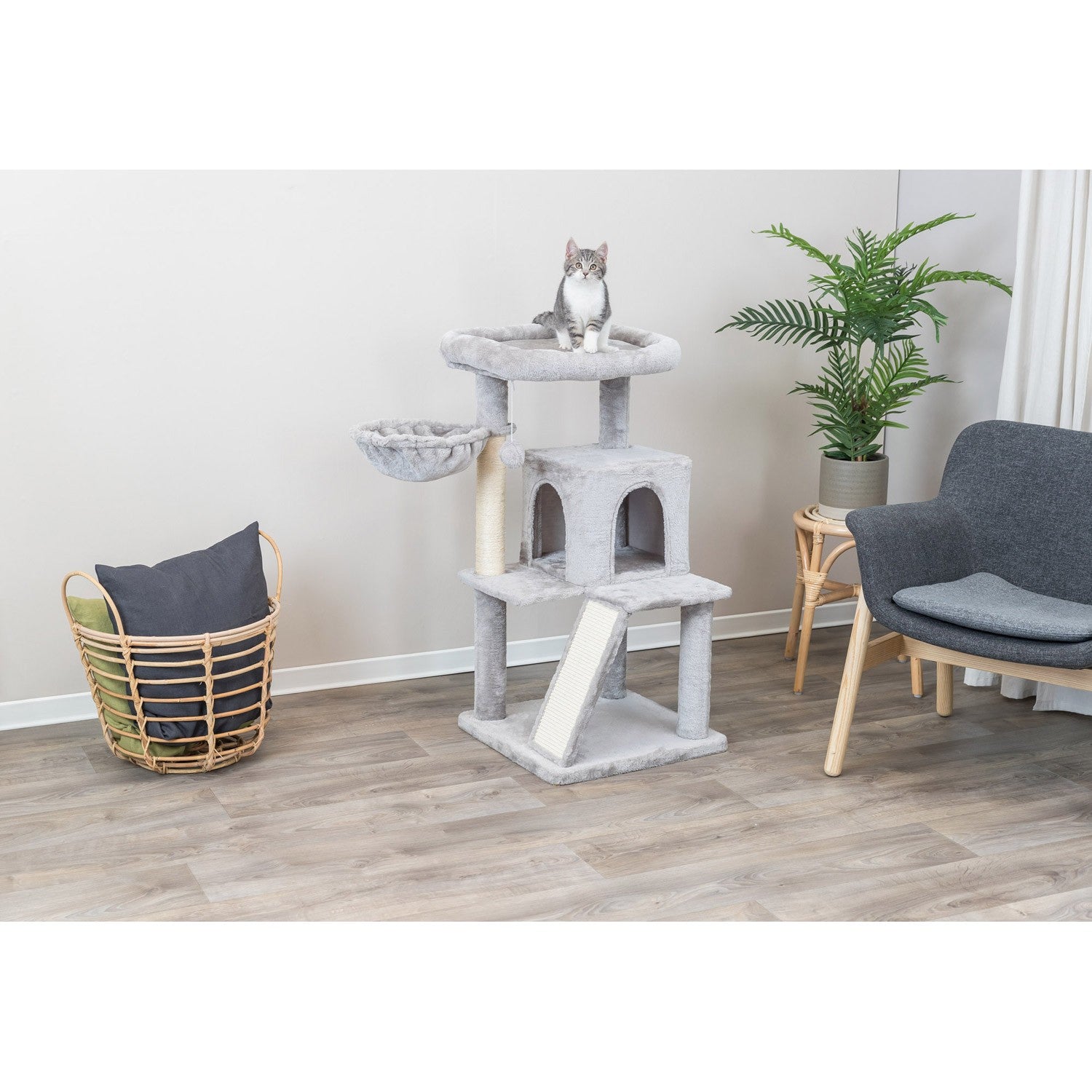 Junior Poste Rascador Pepito gris