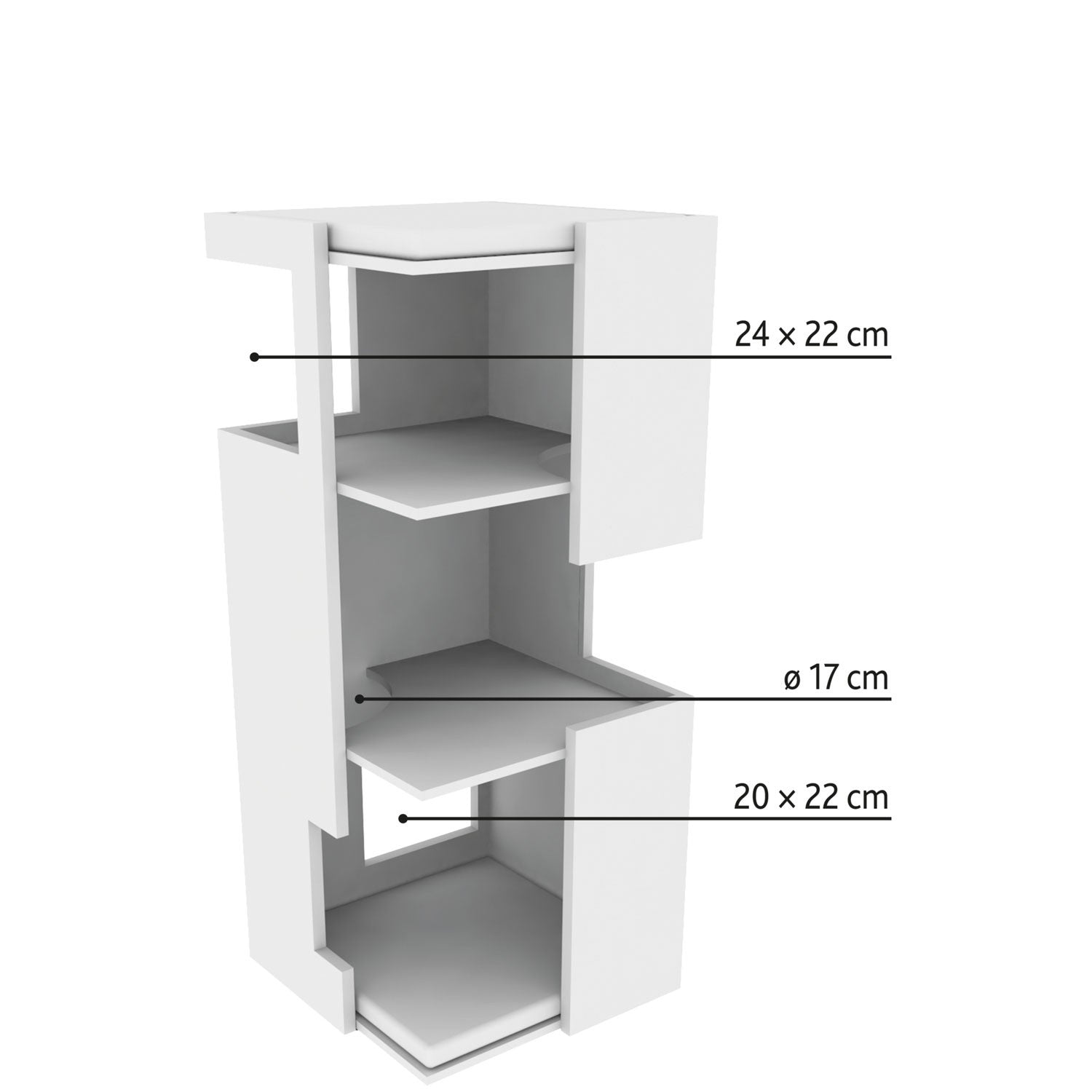 Torre Rascador XXL Gabriel gris