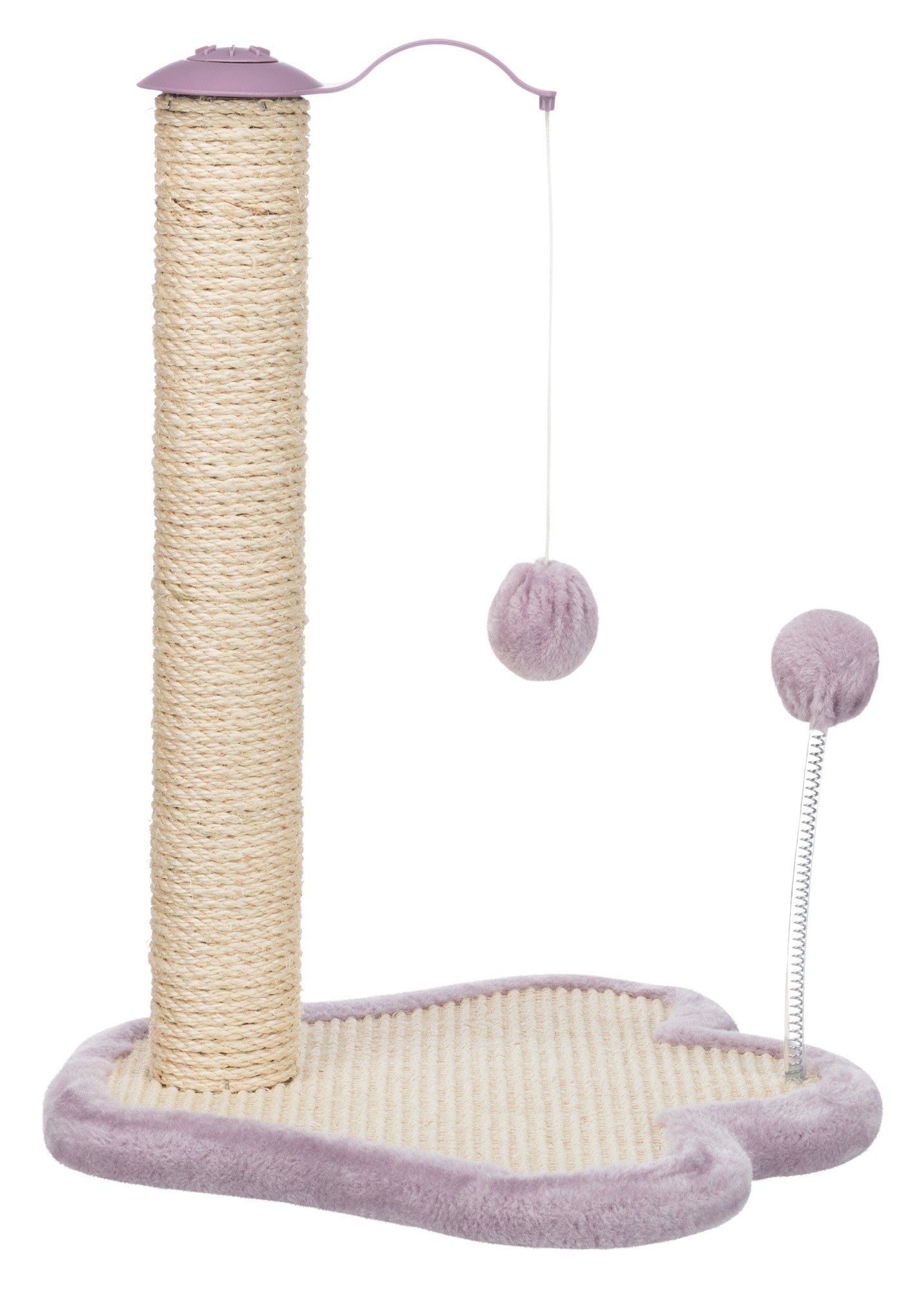 Junior Tabla Rascadora Huella natural/lila