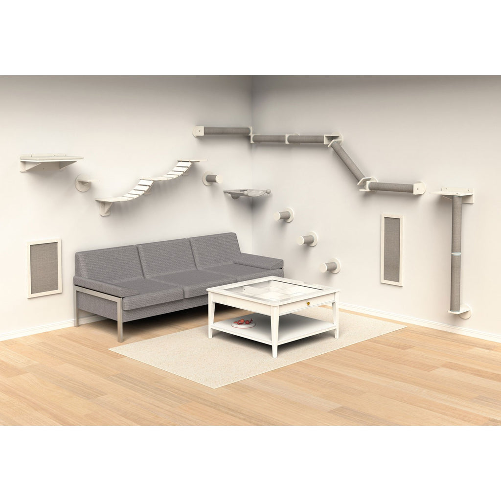 Set de pared 1 blanco/gris