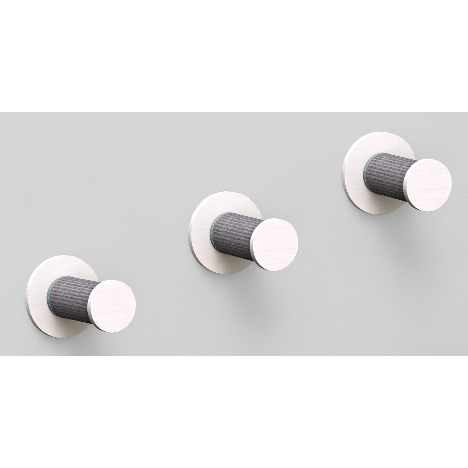Set de pared 3 blanco/gris