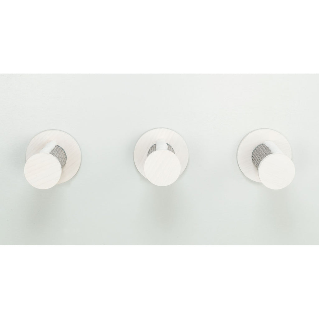 Set de pared 3 blanco/gris