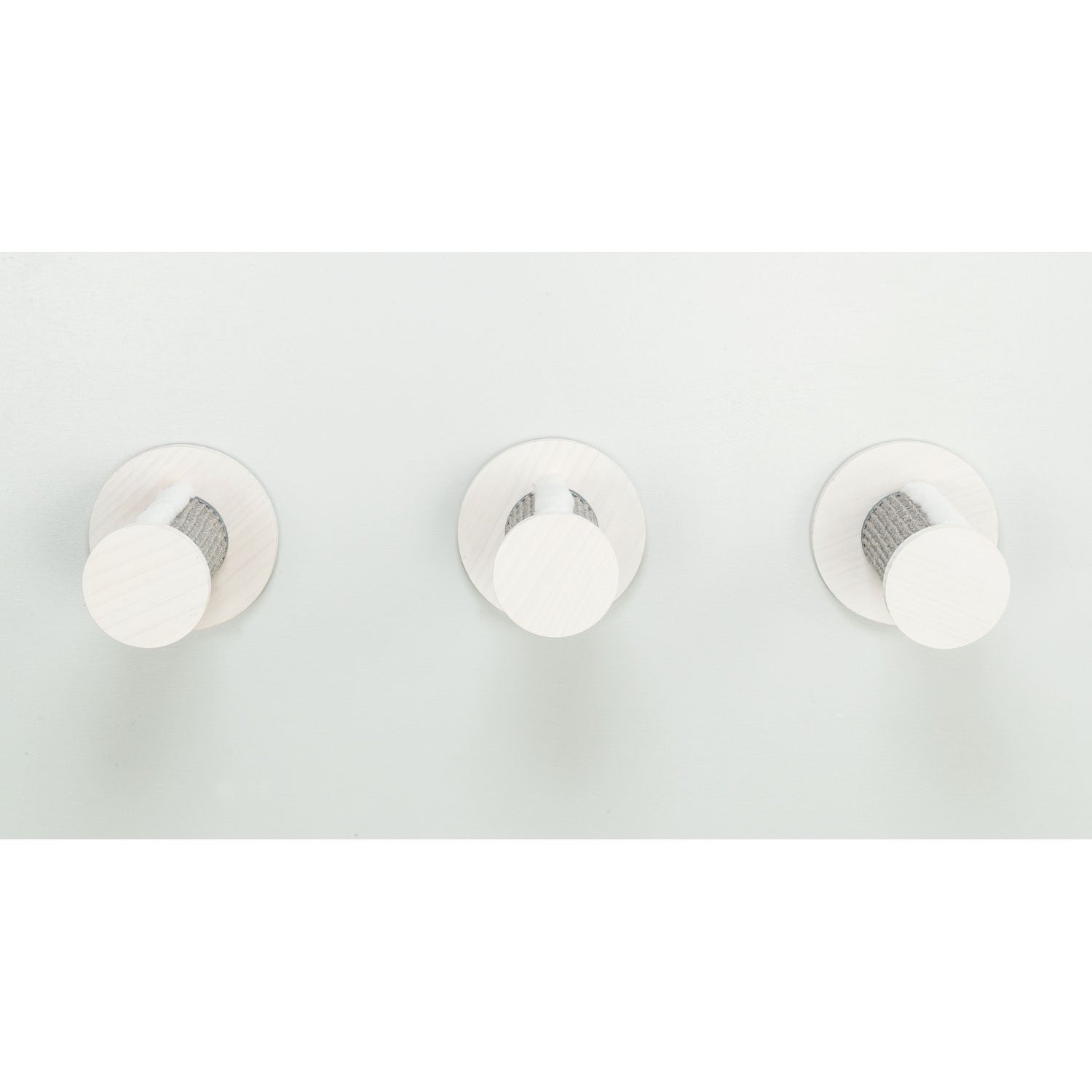 Set de pared 3 blanco/gris