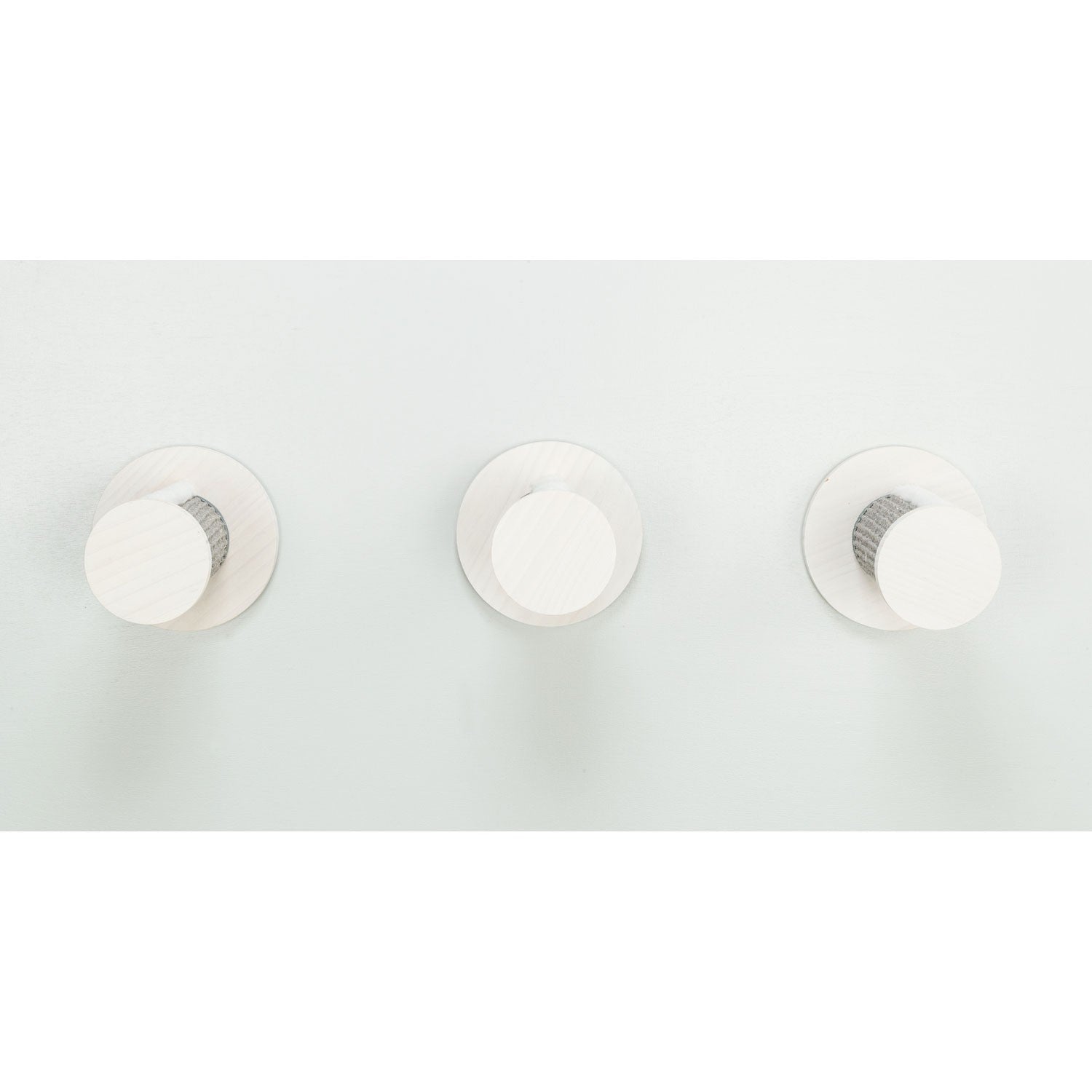 Set de pared 3 blanco/gris