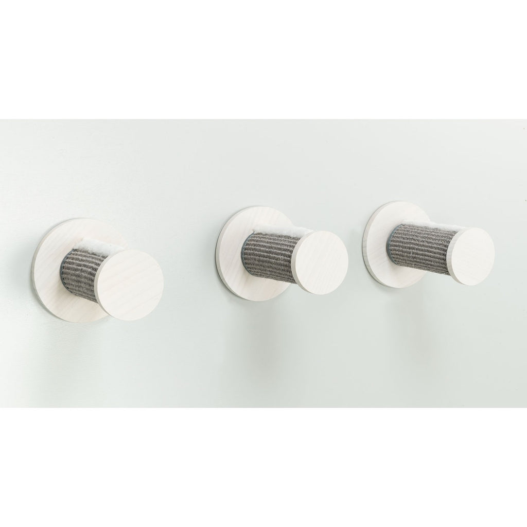 Set de pared 3 blanco/gris