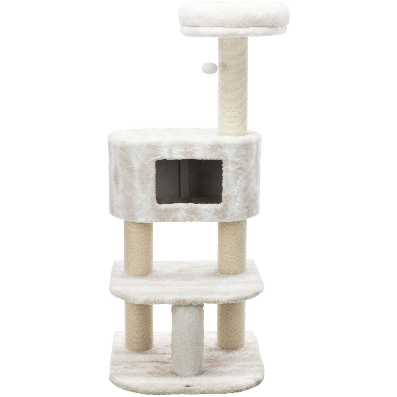 Poste Rascador Nelli blanco/taupe