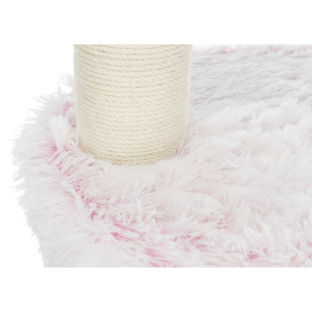 Poste Rascador Harvey blanco-rosa
