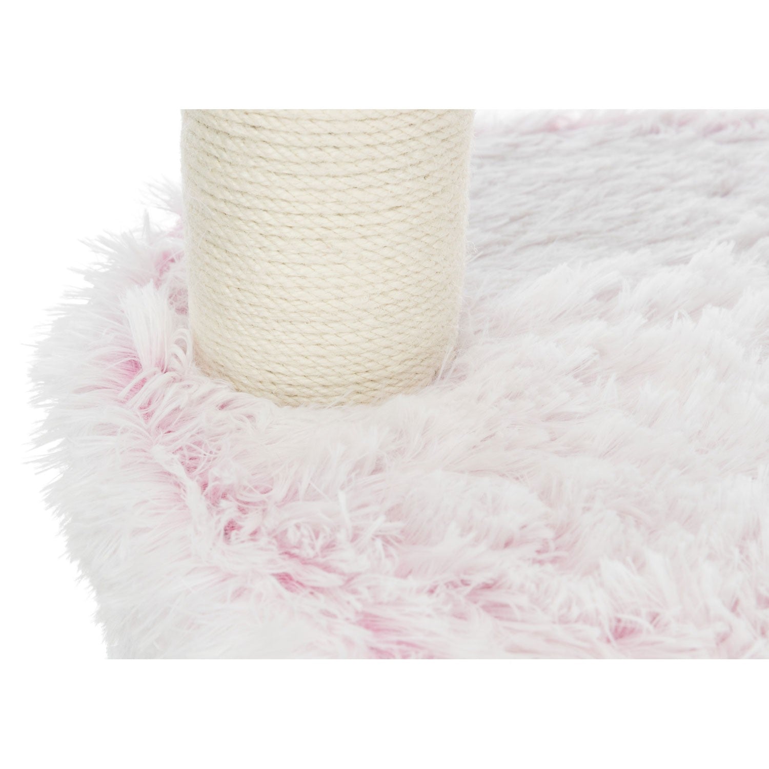 Poste Rascador Harvey blanco-rosa