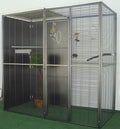 Voladero Loro 2x1m Techo Mix