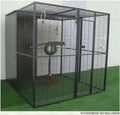 Voladero Loros 2x2m Techo Mixto