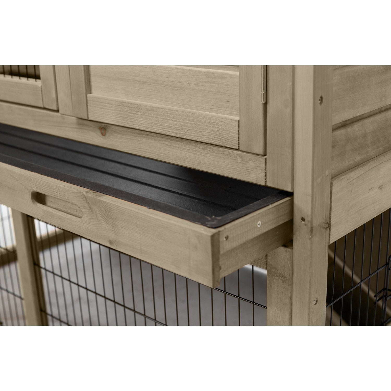 Conejera con Recinto gris-verde