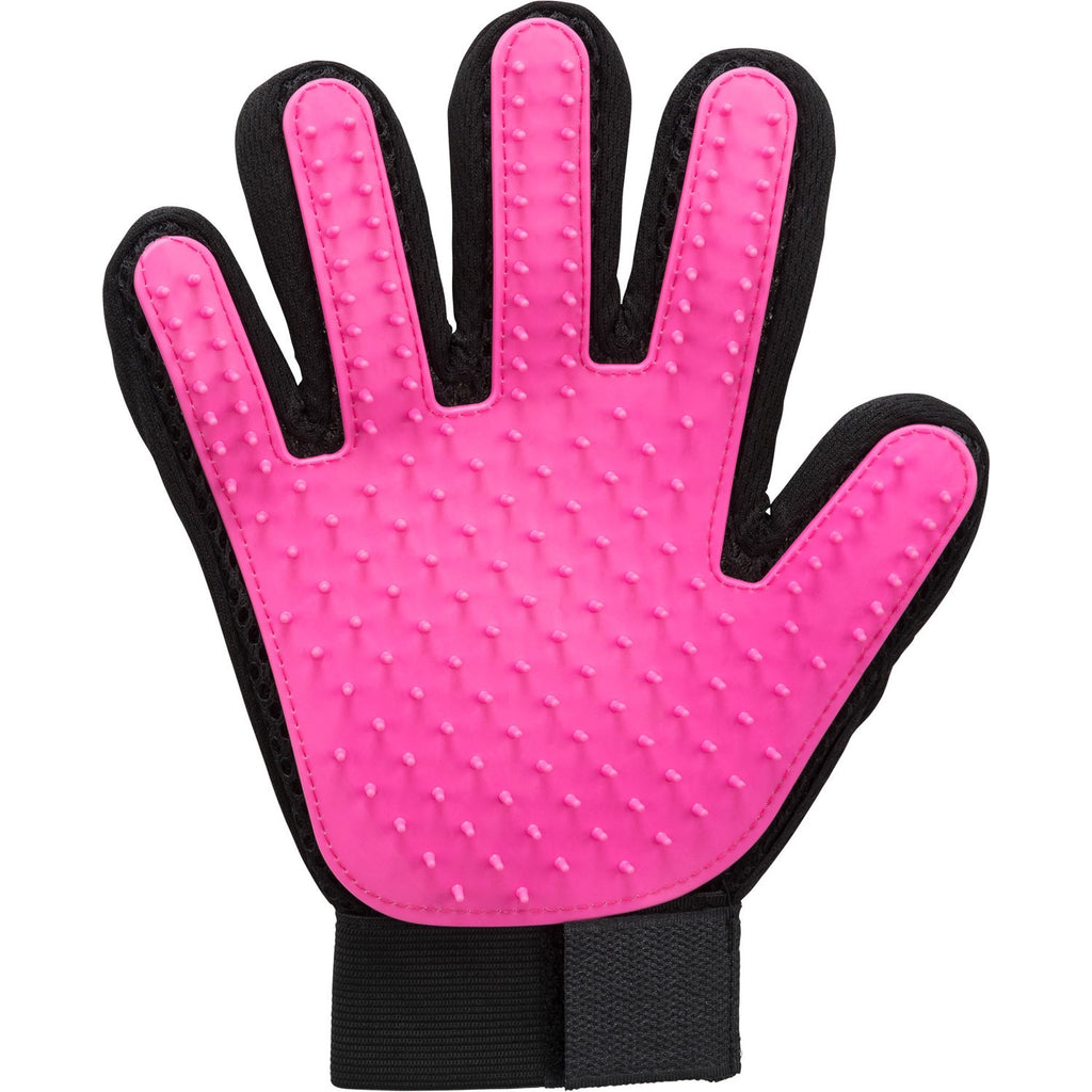 Guante Masaje-Cepillado para Gatos - Pack de 3 unidades rosa/negro