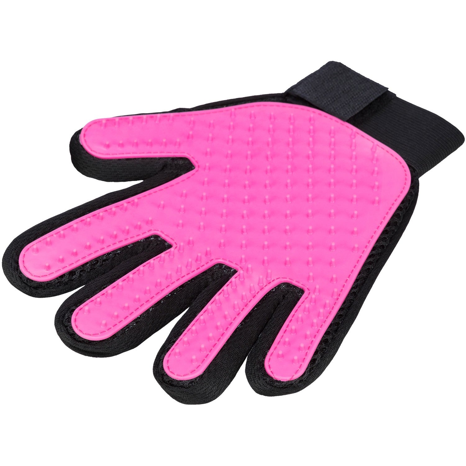 Guante Masaje-Cepillado para Gatos - Pack de 3 unidades rosa/negro
