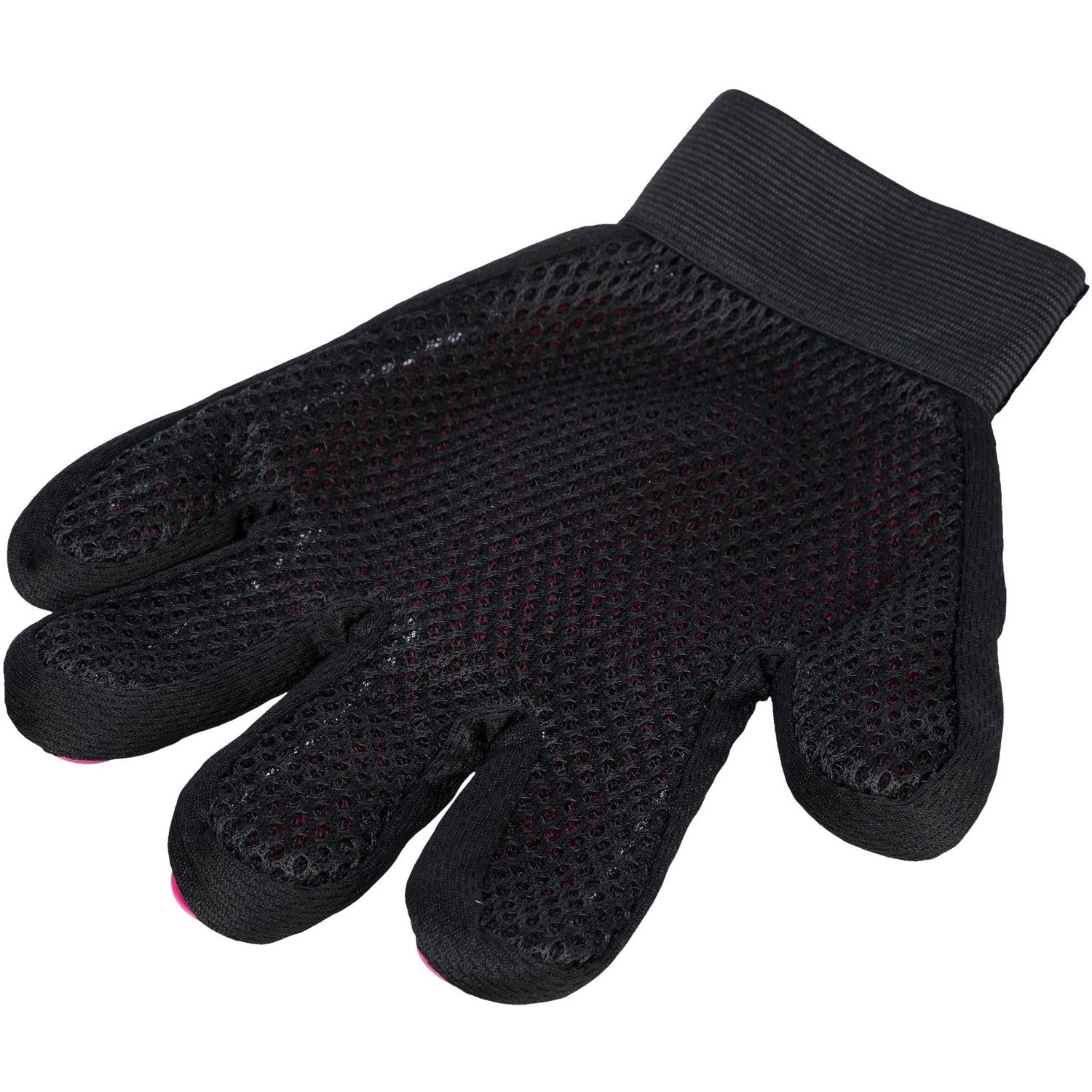 Guante Masaje-Cepillado para Gatos - Pack de 3 unidades rosa/negro